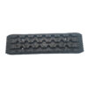 Basic Plastic Traction Board Black Front Front view of black Basic Plastic Recovery Traction Board showing tread design