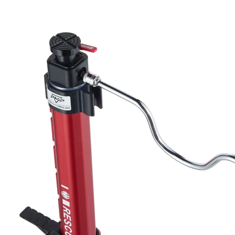 external power farmer jack handle installed top view Top view of the handle installation on External Power Farmer Jack