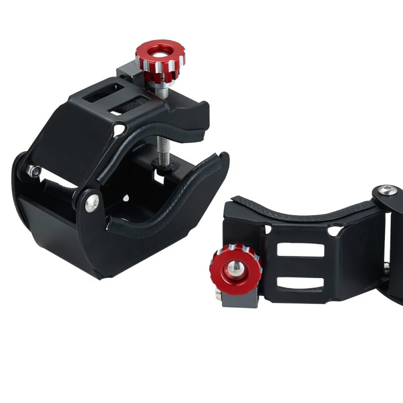 external power farmer jack mounting clamp kit Close-up of mounting clamp kit for External Power Farmer Jack