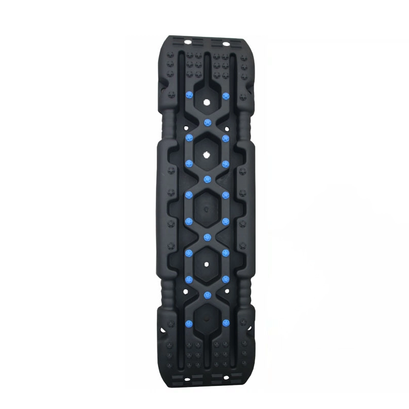 Single black heavy duty traction board with upgraded pattern for maximum traction