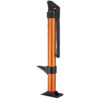 orange hydraulic jack budget version flat base Orange budget hydraulic jack featuring flat base ideal for stable lifting