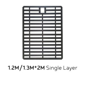 1.2M or 1.3M x 2M single layer roof rack cargo basket for SUV, car top luggage carrier, heavy duty steel with rectangular cutout. Universal Roof Rack Cargo Basket for SUV Car Top Luggage Carrier