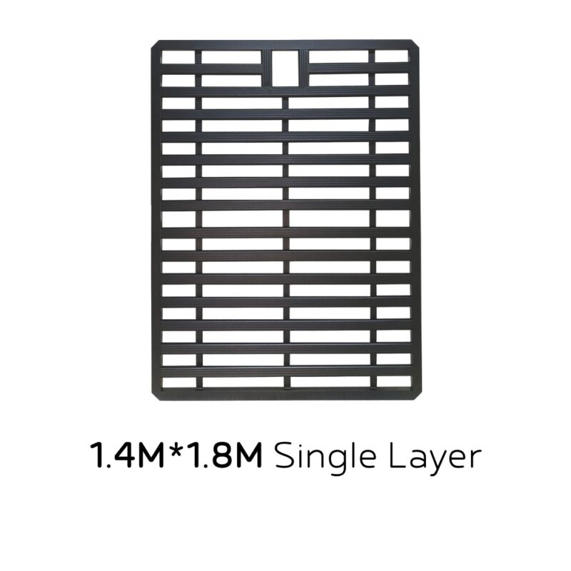 cargo-basket.jpg 1.4M x 1.8M single layer roof rack cargo basket, large capacity steel design for SUV and car top luggage transport. Universal Roof Rack Cargo Basket for SUV Car Top Luggage Carrier