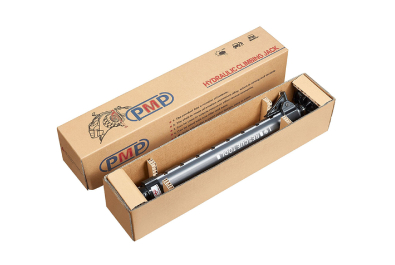 Custom OEM hydraulic jack with branded packaging and box design